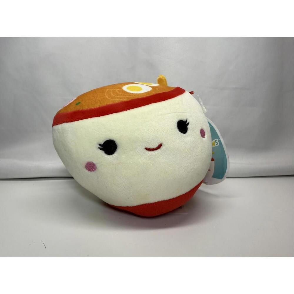 Squishmallows Raisy Ramen Bowl Plush 4.5 Inch Food Squad Kellytoy Stuffed Animal